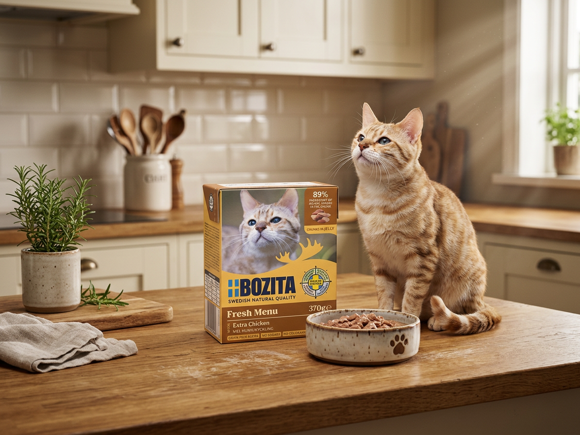 Bozita Cat kousky v želé s kuřecím, tetrapak 370 g