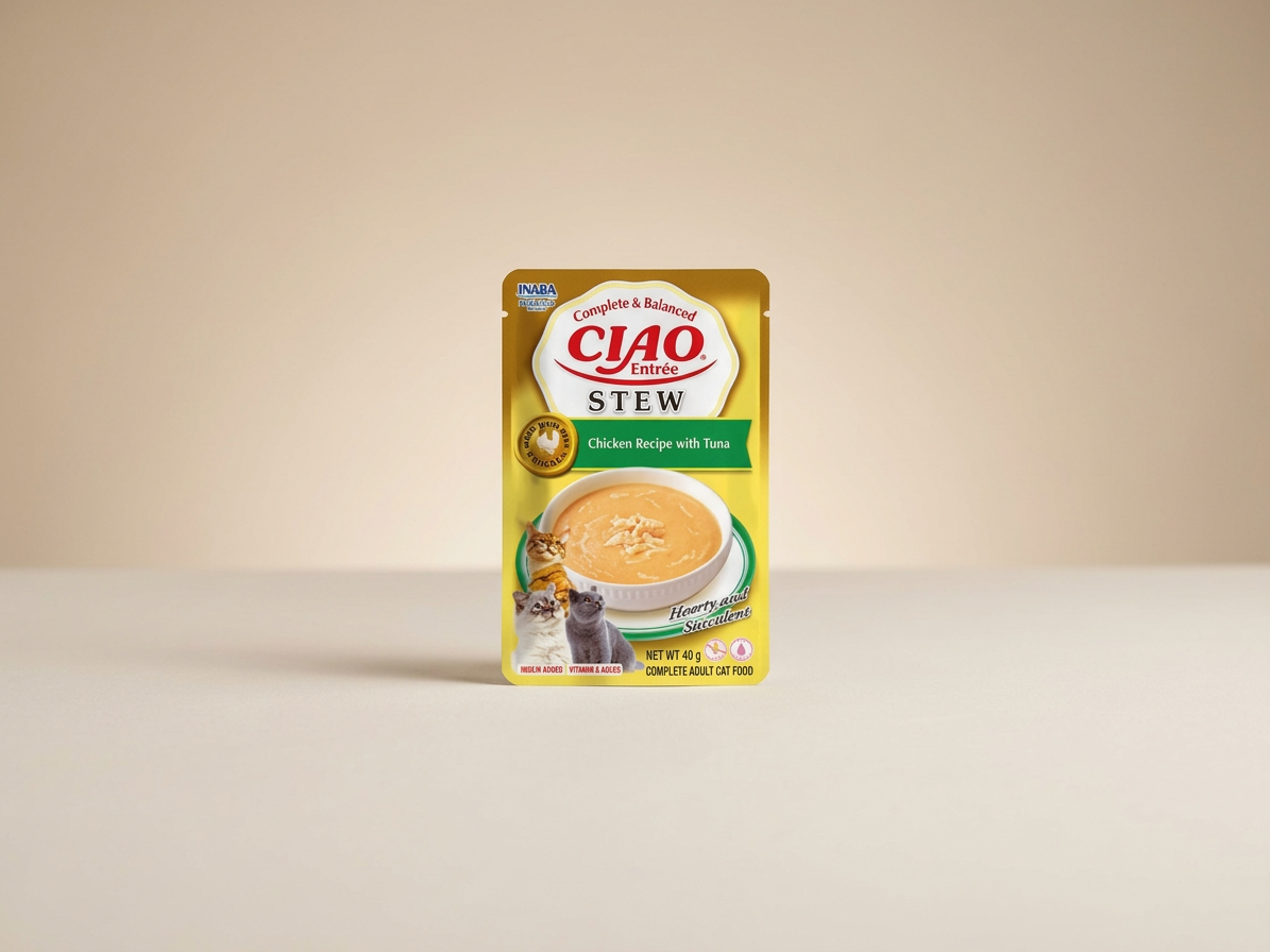 Kapsička pro kočky Churu Cat Entrée Stew Chicken Recipe with Tuna, 40 g