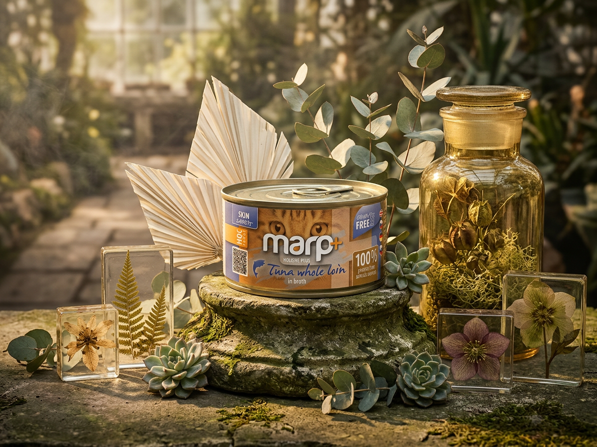 Marp Holistic Plus konzerva pro kočky – Tuňákové filety ve vývaru 24x70g