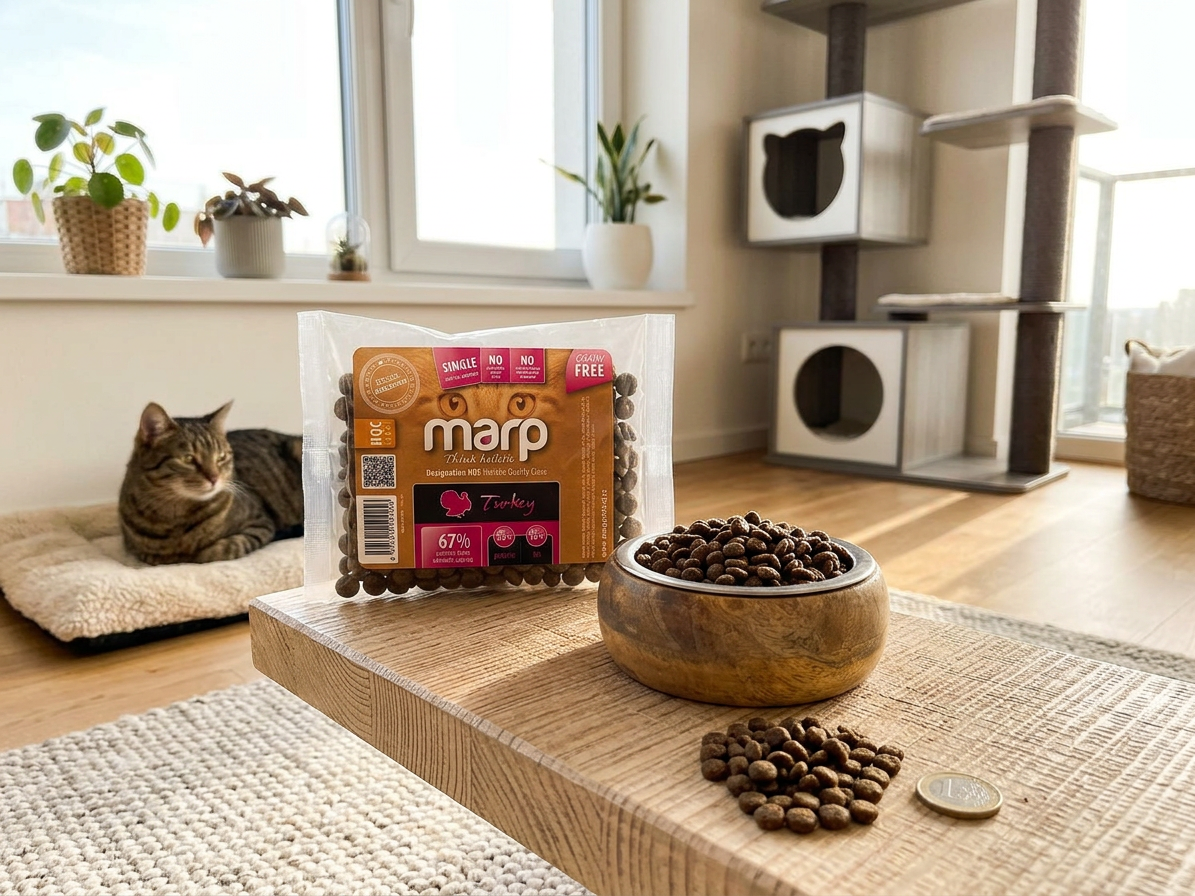 Marp Holistic Turkey CAT – krůtí bez obilovin pro kočky 70 g