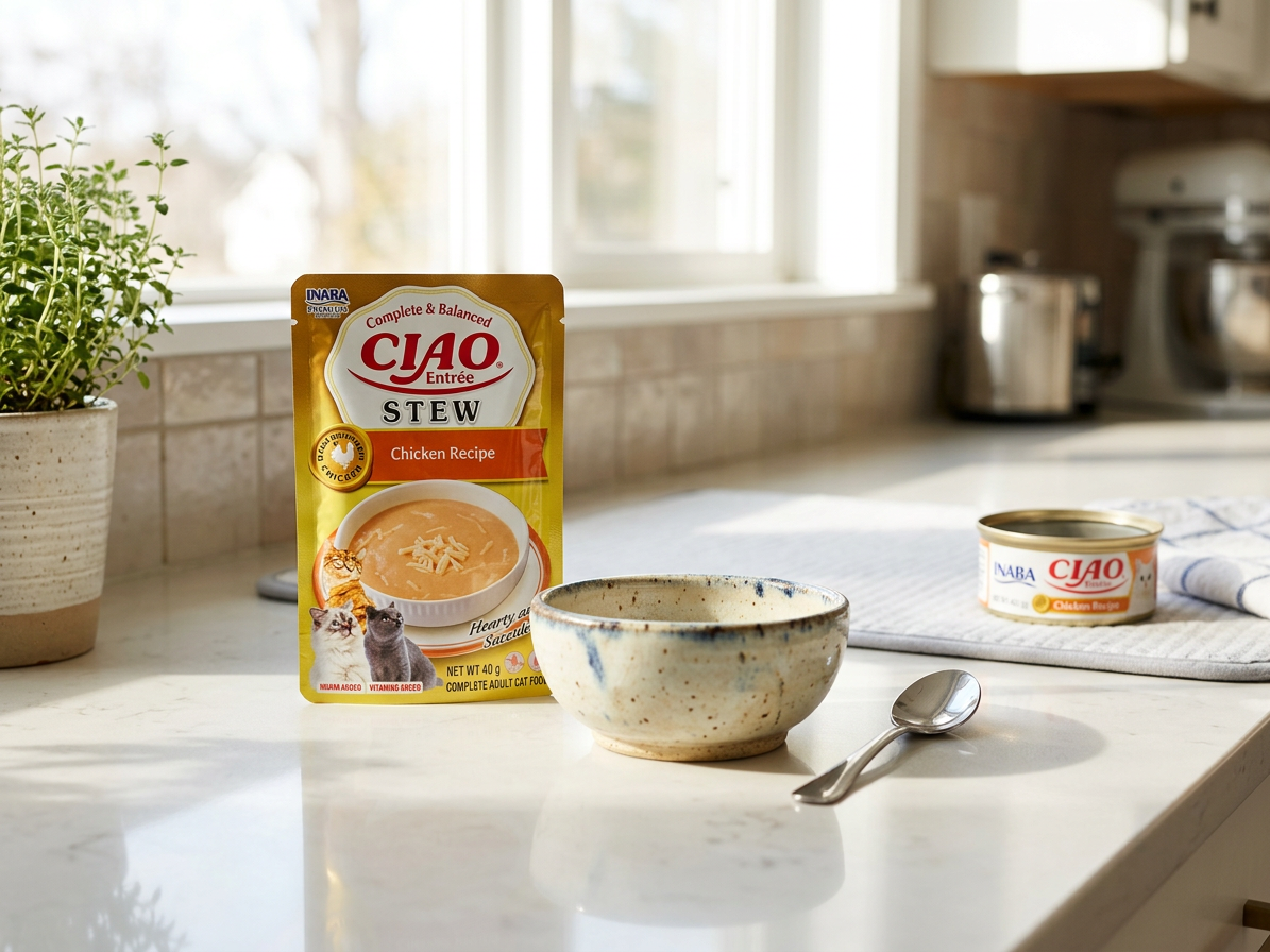 Kapsička pro kočky Churu Cat Entrée Stew Chicken, 40 g