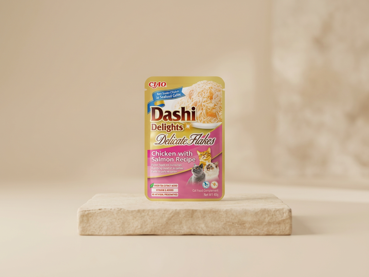 Churu Cat Dashi Delights Deli Flakes Chick&Salmon 40g