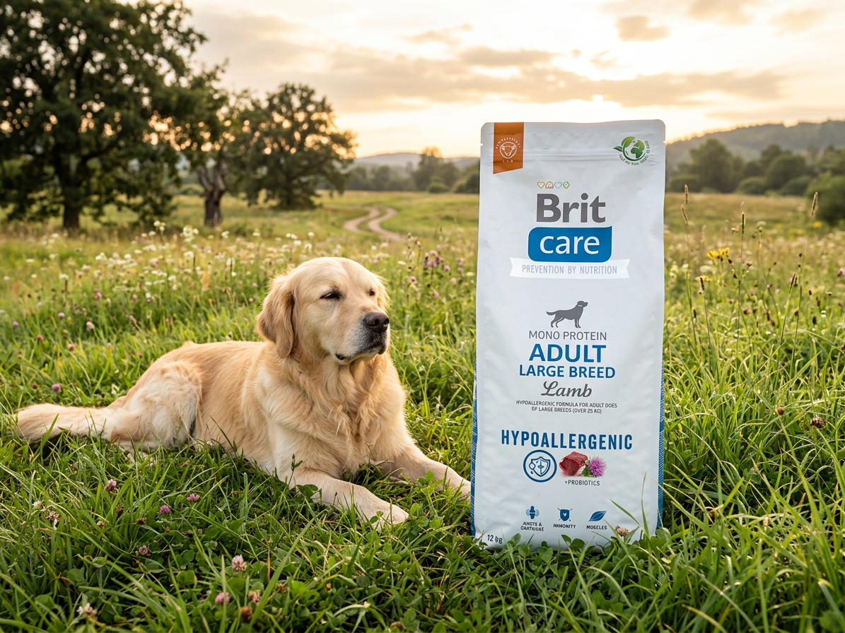 Brit Care Dog Hypoallergenic Adult Large Breed – jehněčí a rýže 12 kg