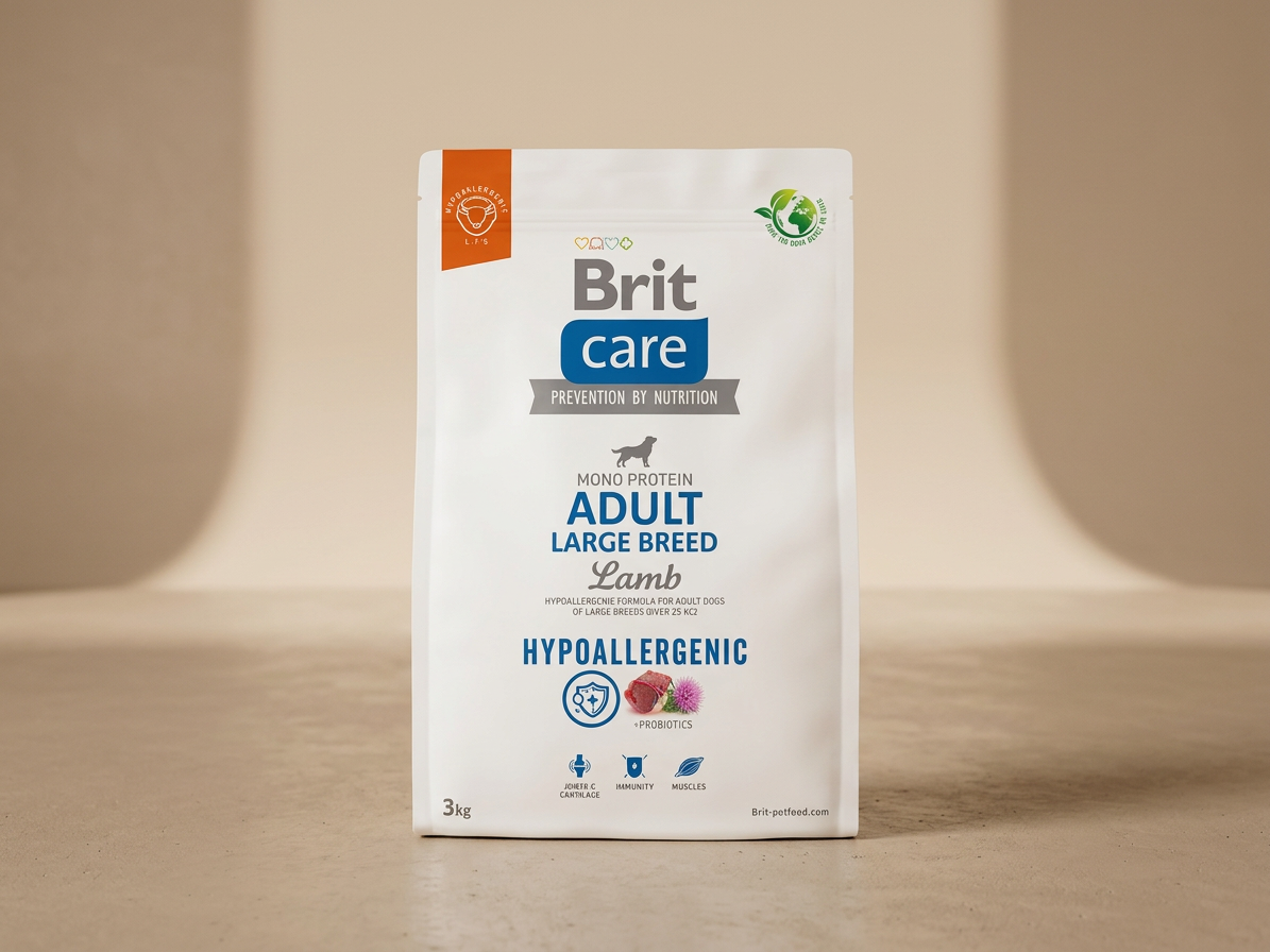 Brit Care Dog Hypoallergenic Adult Large Breed – jehněčí a rýže 3 kg