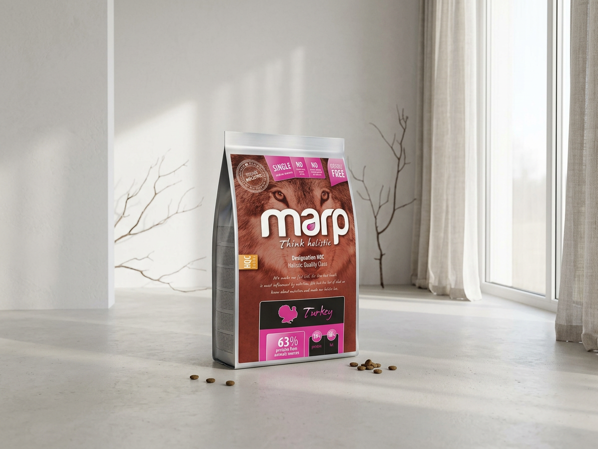 Marp Holistic Turkey Senior & Light – krůtí granule bez obilovin 2 kg