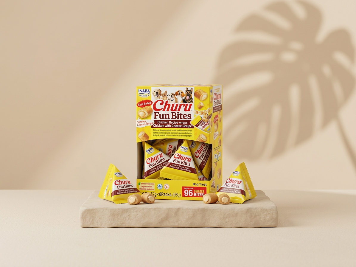 Churu Dog BOX Fun Bites Chicken wraps Chick&Chees8x12g