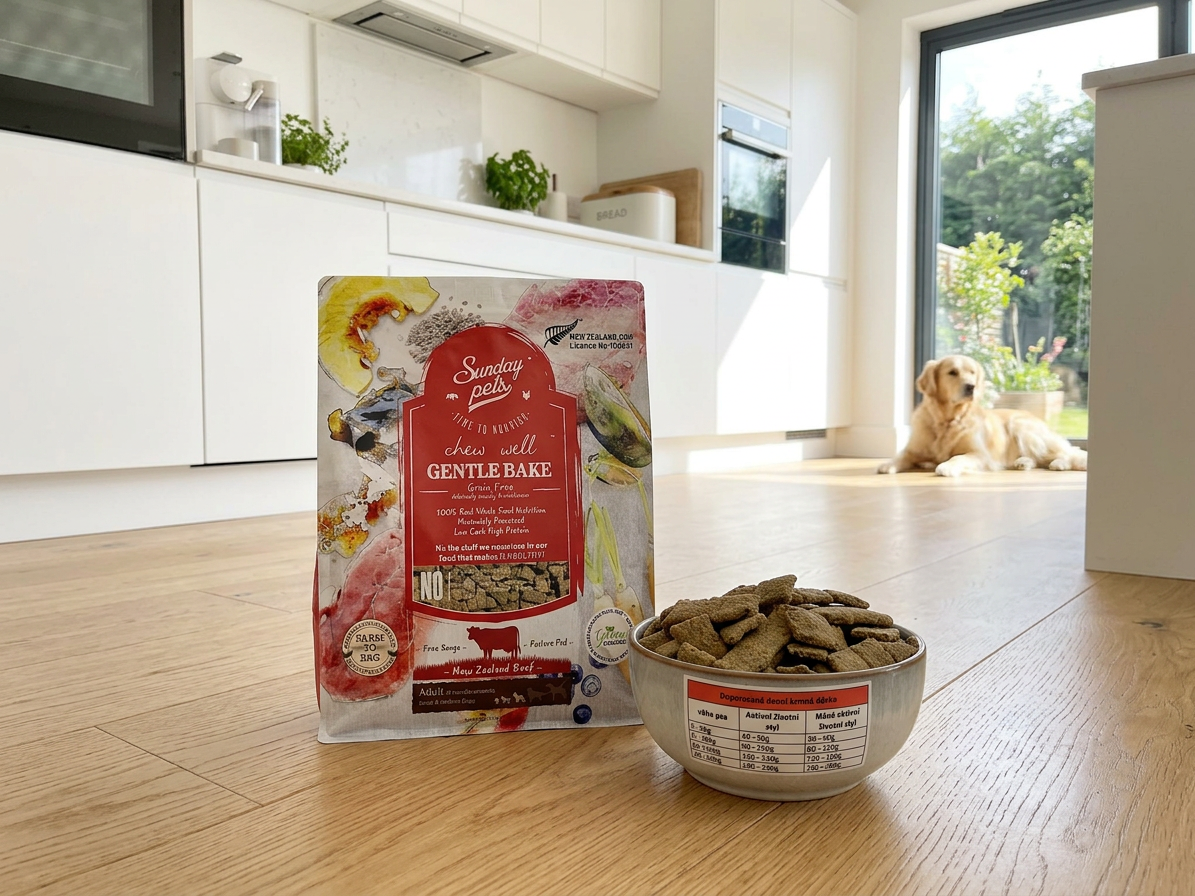 Sunday Pets Gentle Bake Beef Adult pro malé a střední psy 1,3 kg