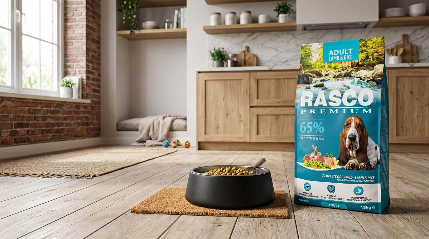 Rasco Premium Adult jehněčí s rýží pro dospělé psy 15 kg