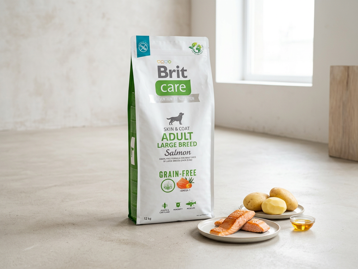 Brit Care Dog Grain-free Adult Large Breed losos a brambory 12 kg
