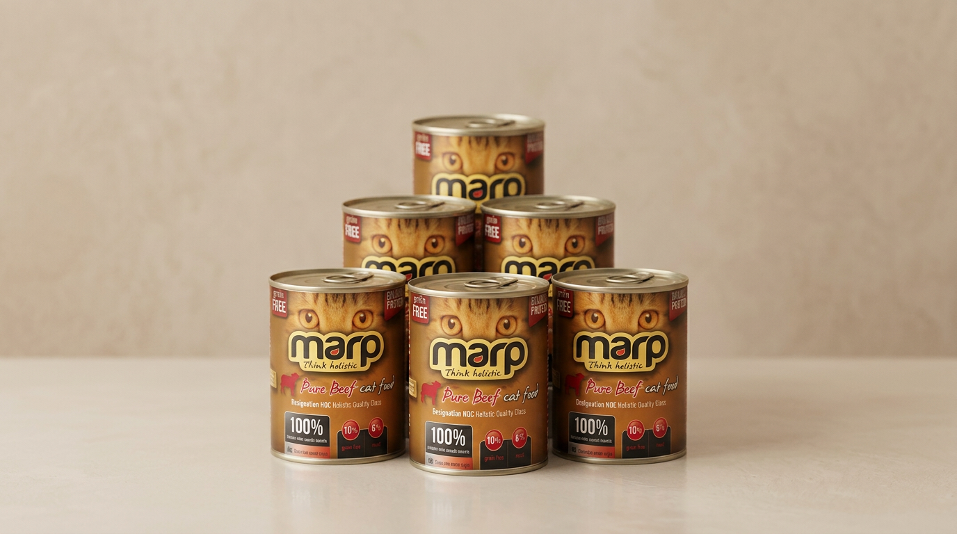 Marp Beef konzerva pro kočky s hovězím 6x400g