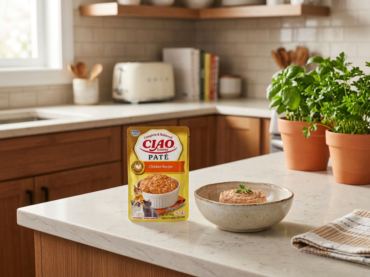 Kapsička pro kočky Churu Cat Entrée Paté Chicken Recipe, 40 g