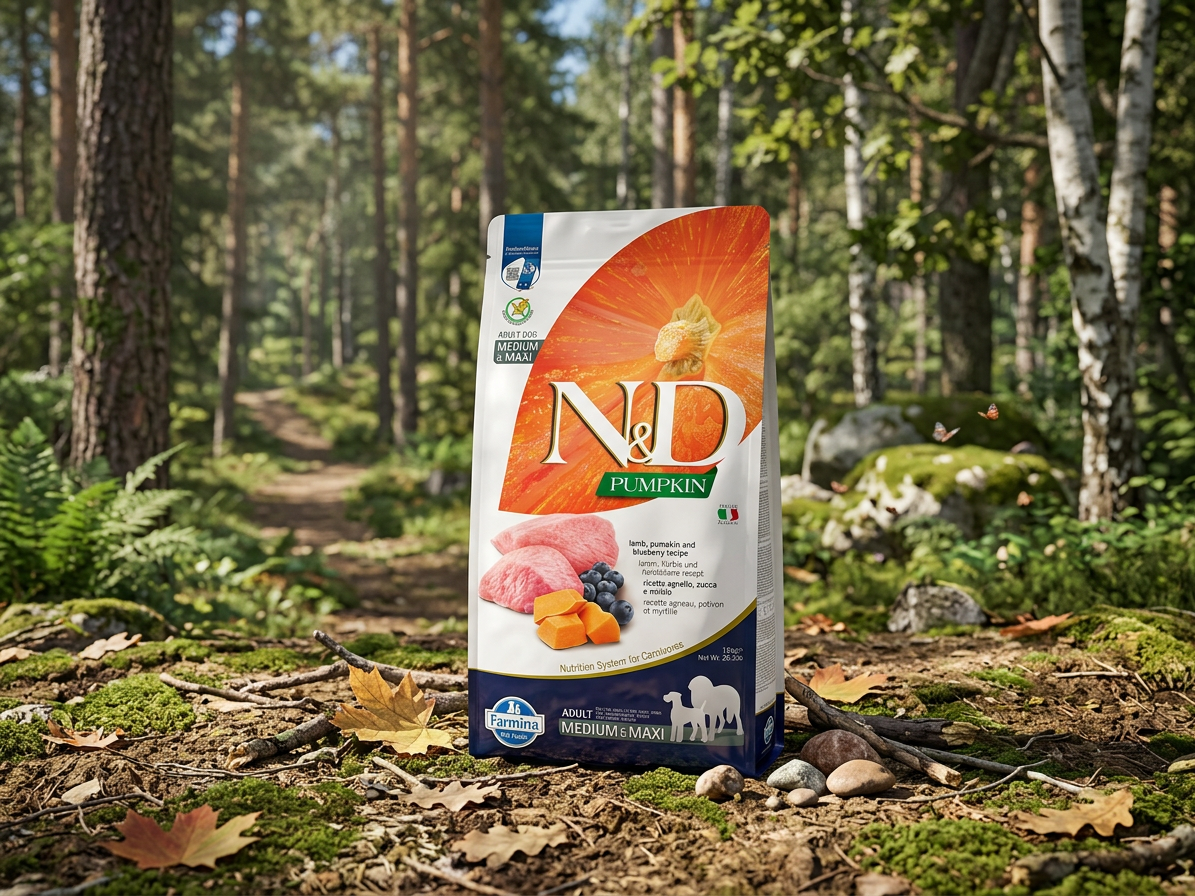 N&D Dog Adult Medium & Maxi Grain Free Lamb & Blueberry 12 kg