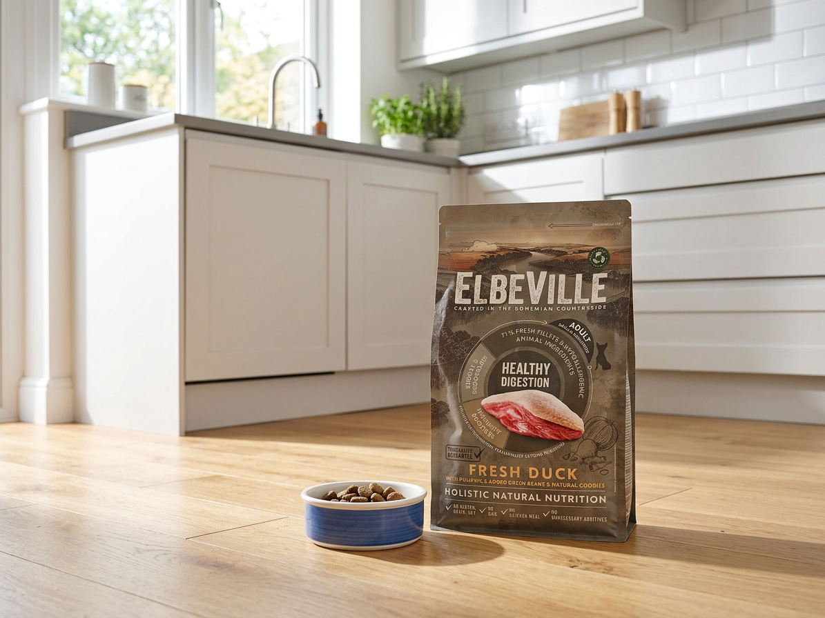 ELBEVILLE Adult Mini Fresh Duck Healthy Digestion – kachní granule 1,4 kg