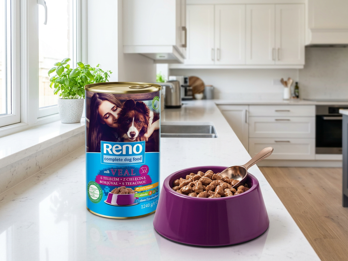 RENO Dog telecí, kousky 1240 g
