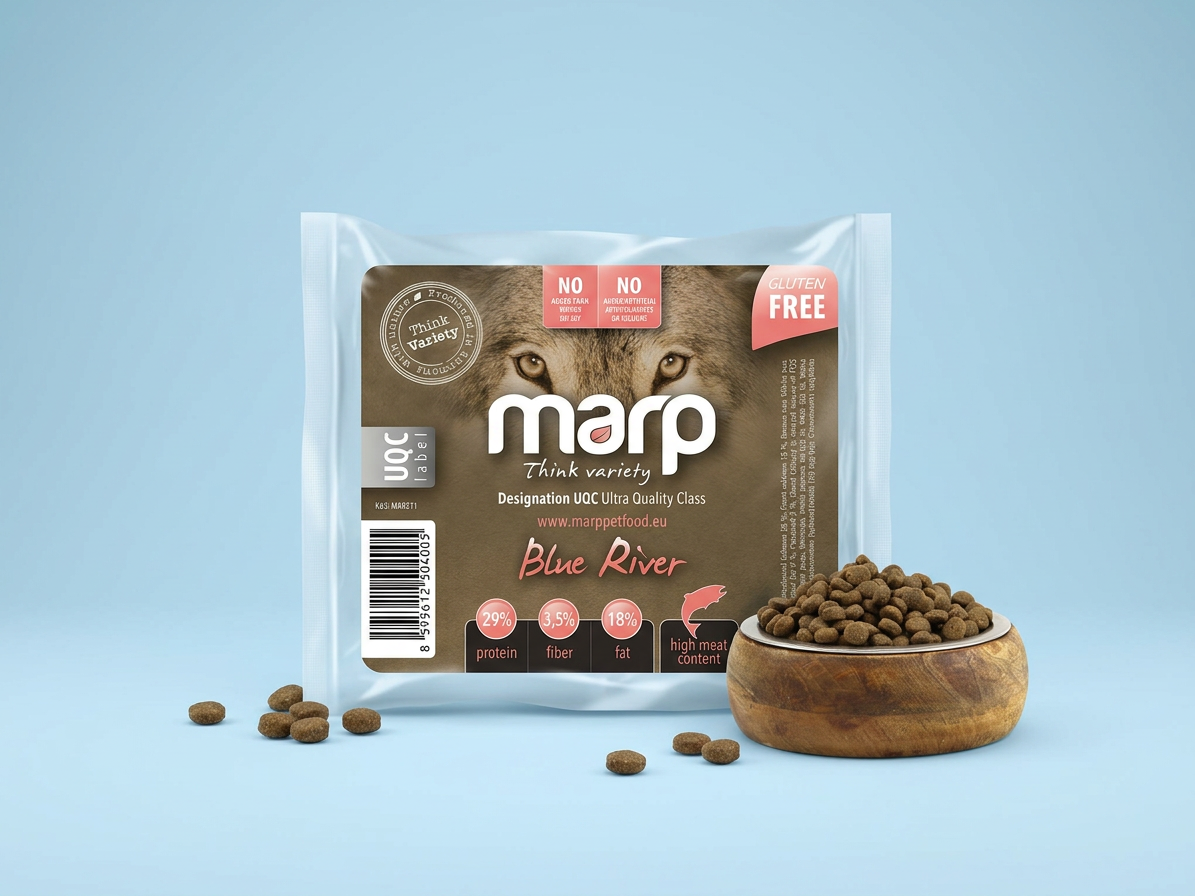 Marp Variety Blue River lososové granule pro psy – vzorek 70 g