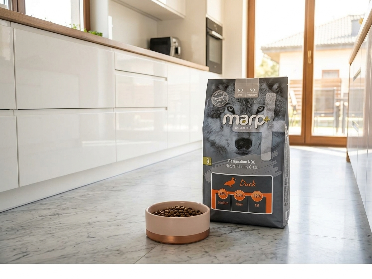 Marp Natural Plus kachna – bezobilné granule pro psy 2 kg