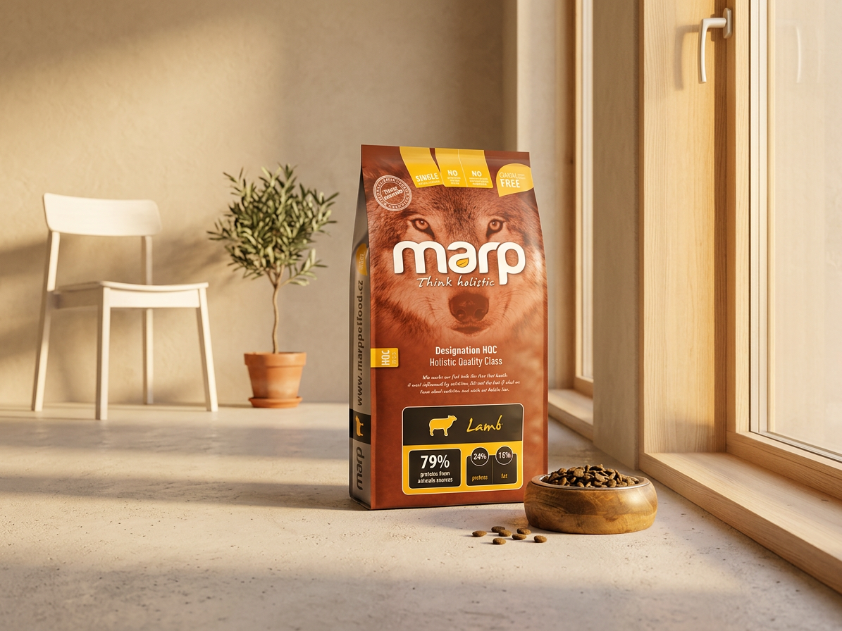 Marp Holistic Lamb 12 kg – monoproteinové jehněčí granule bez obilovin