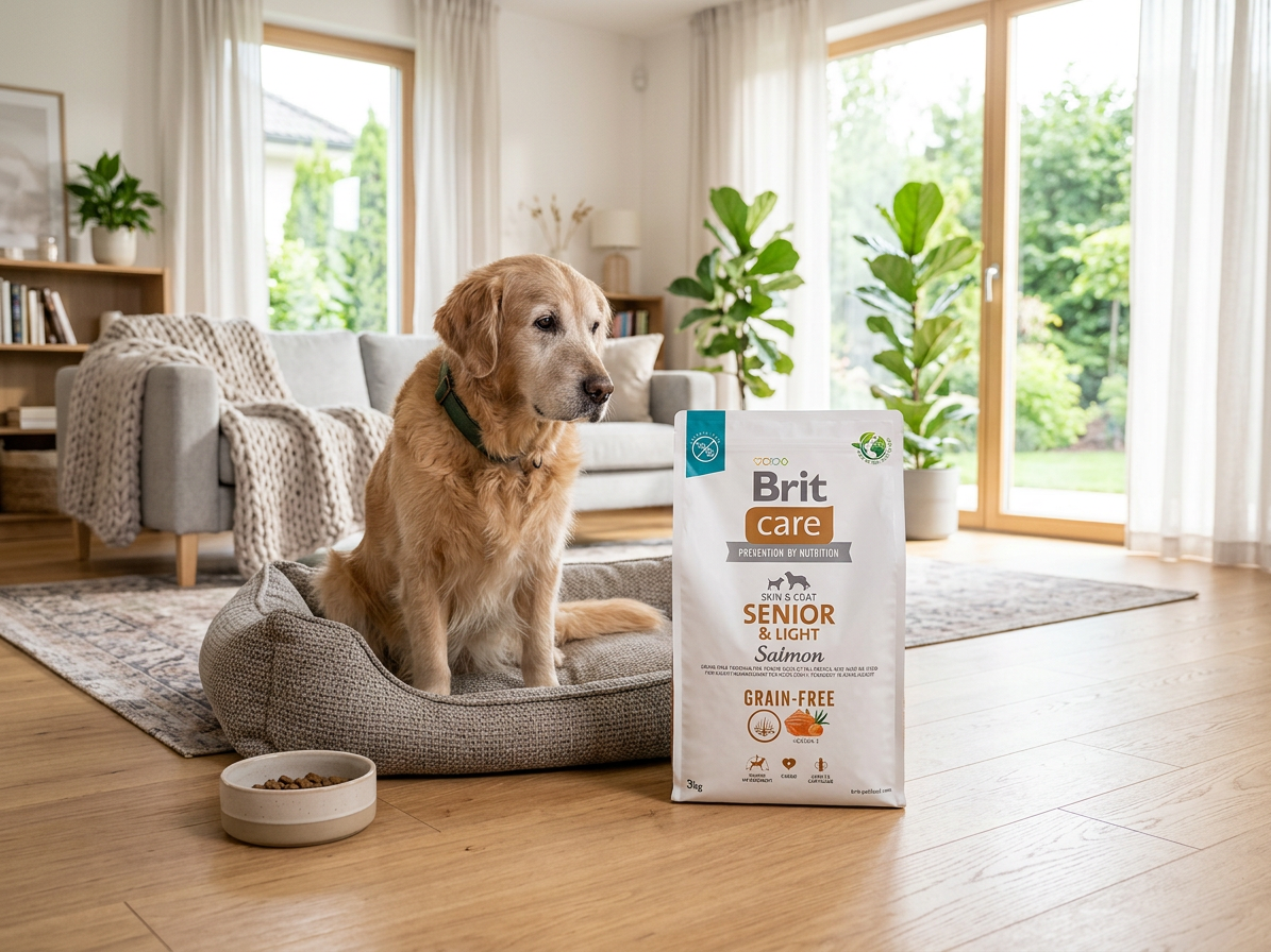 Brit Care Dog Grain-free Senior and Light – losos a brambory 3 kg
