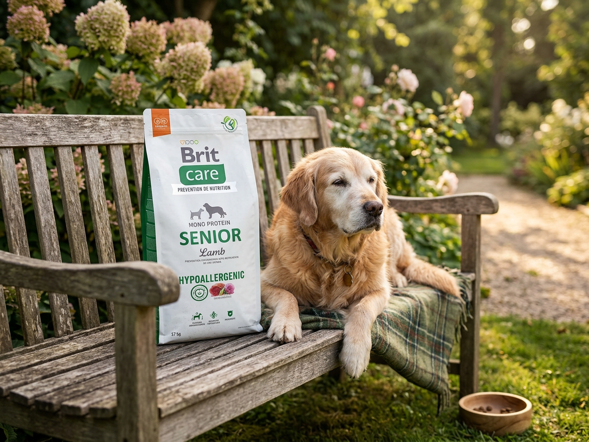 Brit Care Dog Hypoallergenic Senior jehněčí s rýží 12 kg