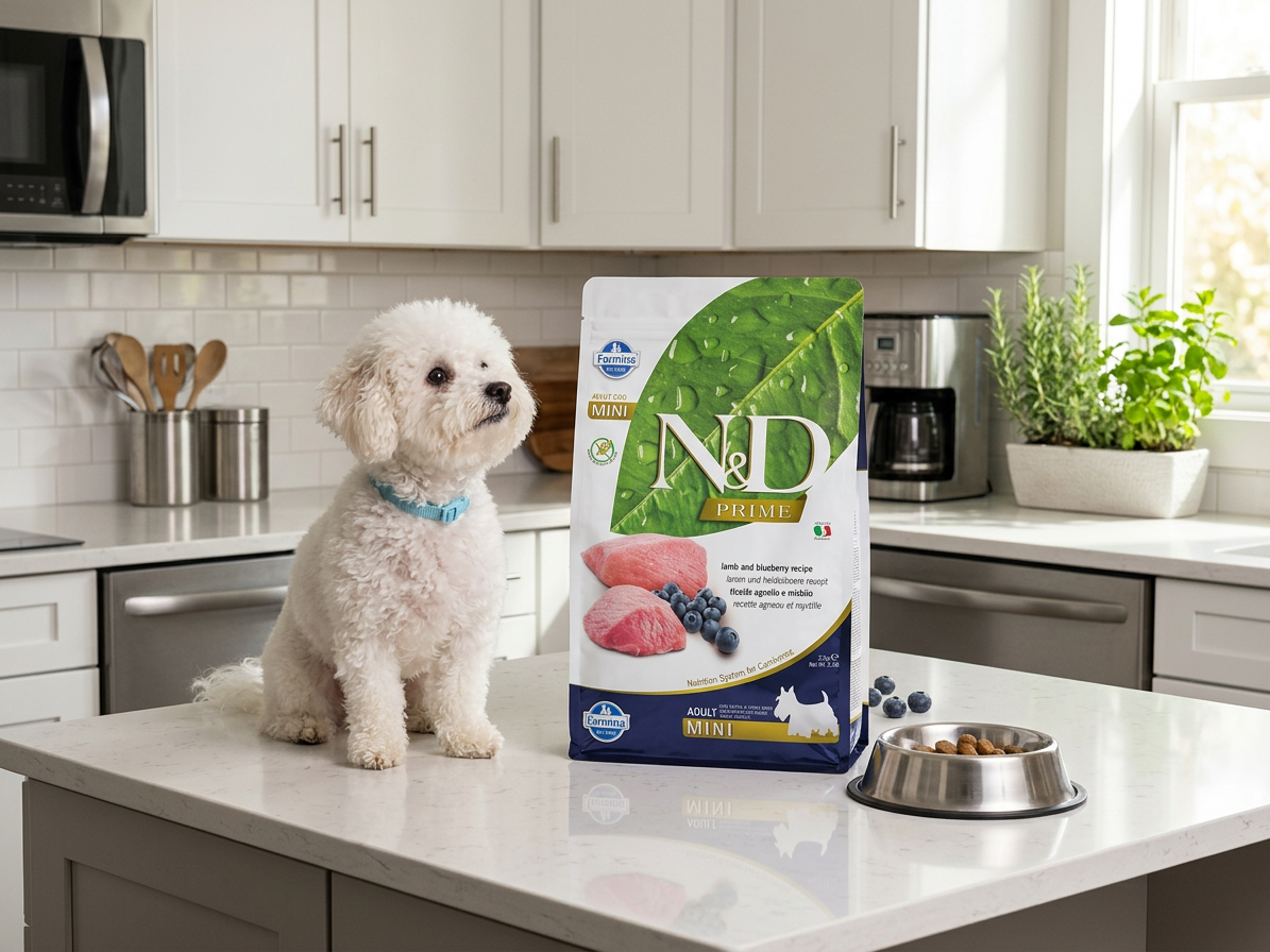 N&D Prime Adult Mini Lamb & Blueberry s jehněčím 2,5 kg