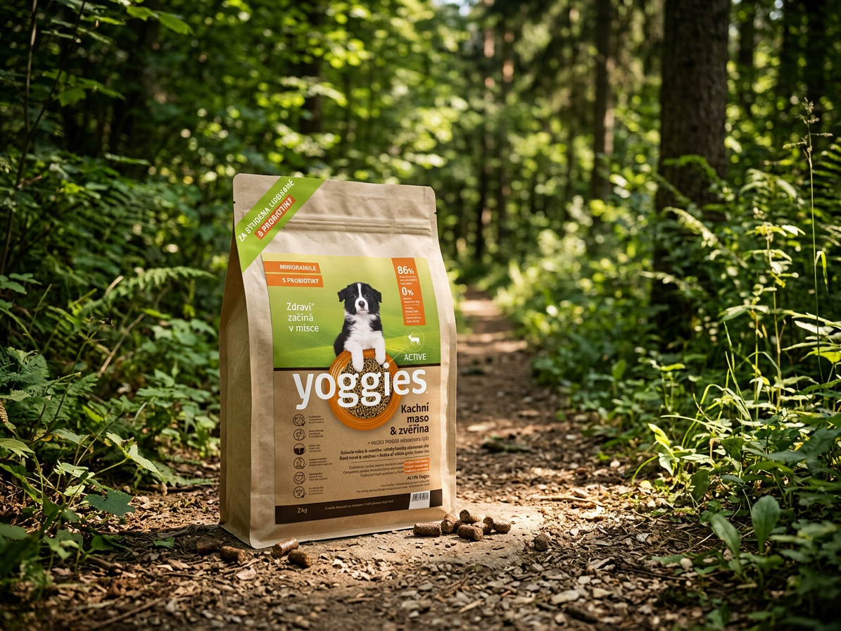 Yoggies MINIGRANULE Active kachna a zvěřina 2 kg