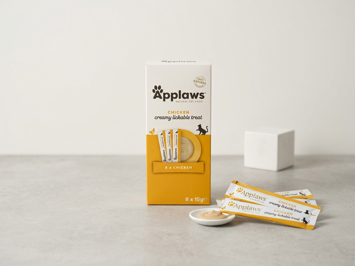 Applaws Cat Creamy Treat lízací pyré Kuře 8x15g