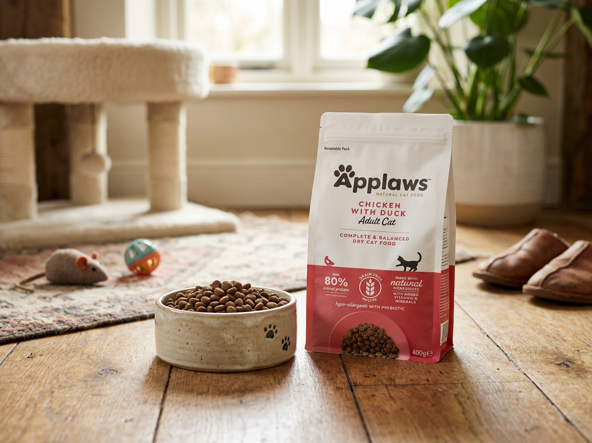 Applaws Cat Adult Kuře s kachnou – bezobilné granule 400 g