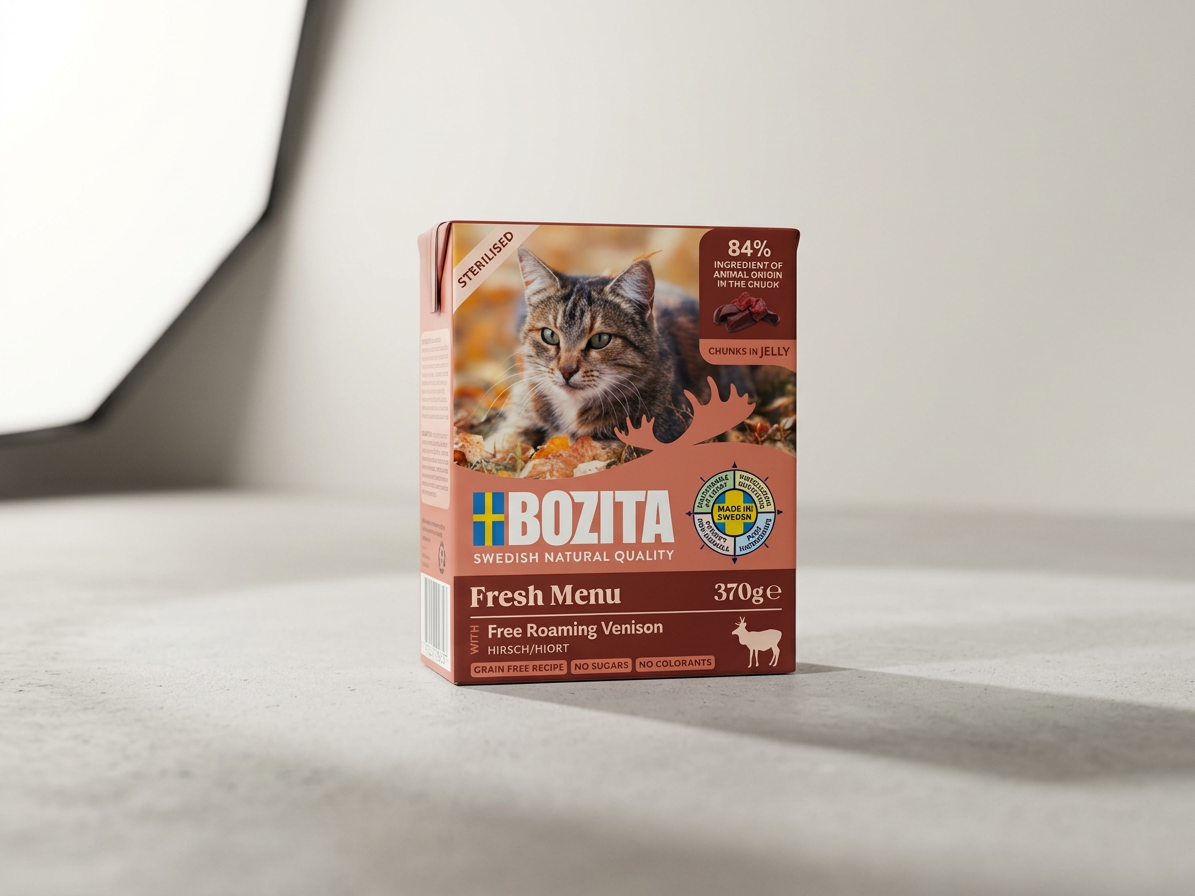 Bozita Cat Sterilised kousky v želé se zvěřinou, tetrapak 370 g