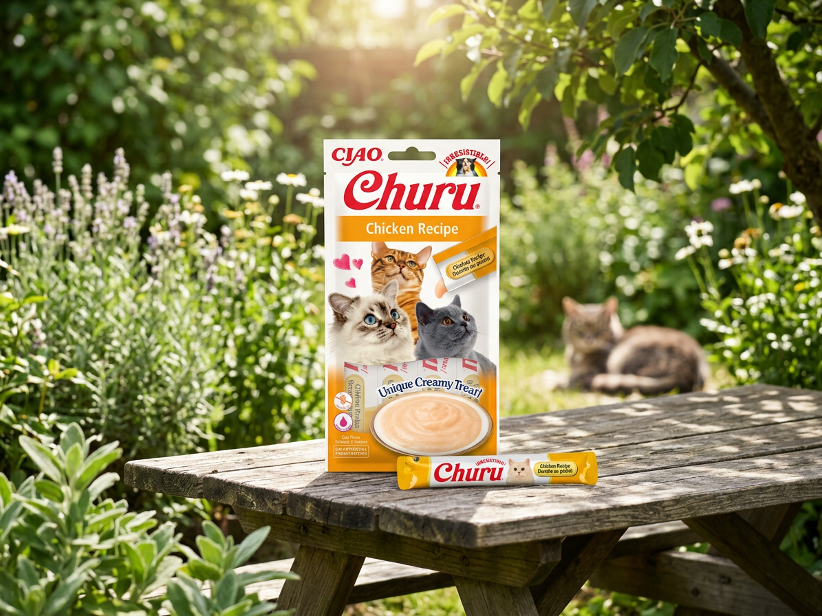 Churu cat masové pyré - kuře 56g