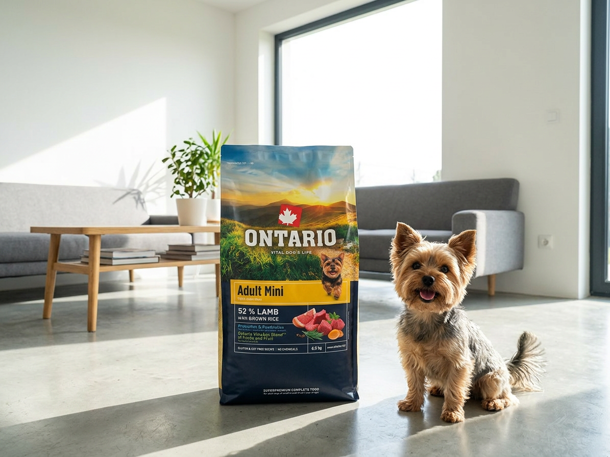 Ontario Adult Mini Lamb & Brown Rice pro dospělé psy malých plemen 6,5 kg
