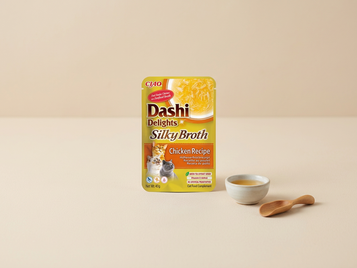 Churu Cat Dashi Delights Silky Broth Chicken 40g