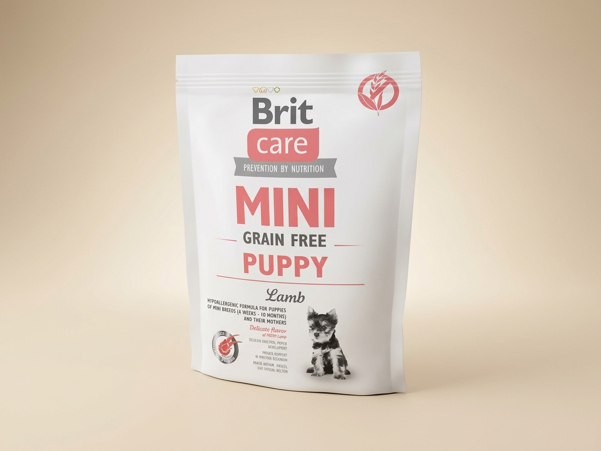 Brit Care Mini Dog Puppy Lamb – bezobilné granule s jehněčím 0,4 kg