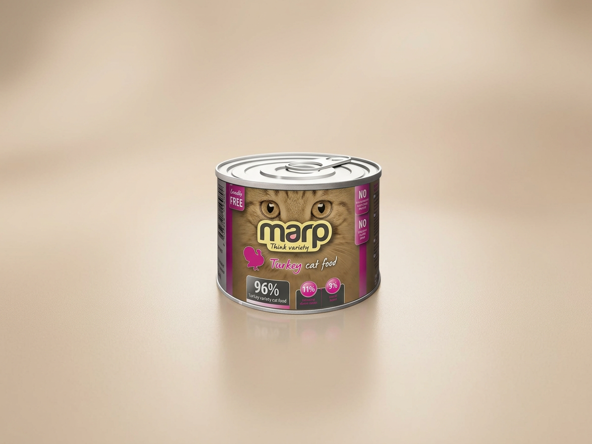 Marp Variety Turkey CAT konzerva pro kočky s krůtou 6x200g