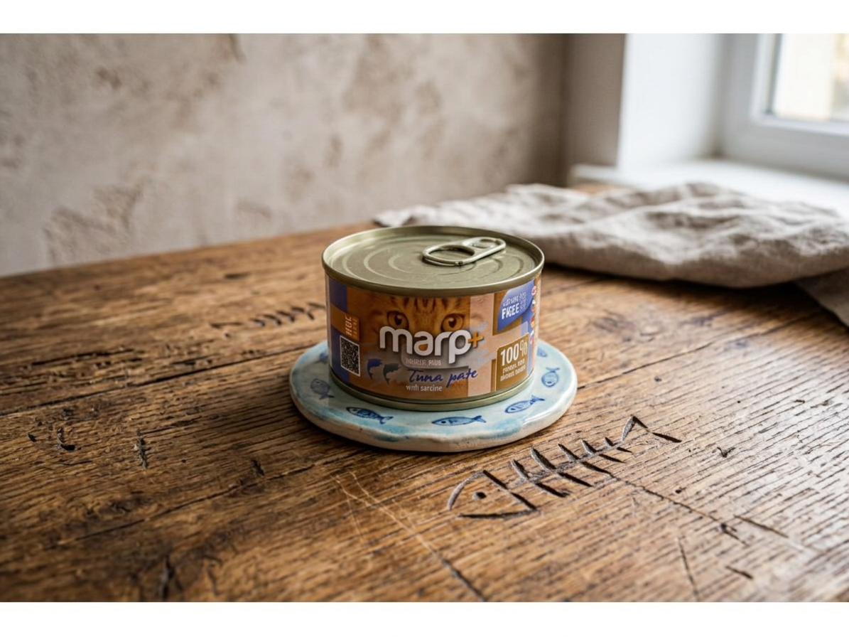 Marp Holistic Plus konzerva pro kočky – Tuňákové paté se sardinkami 70g