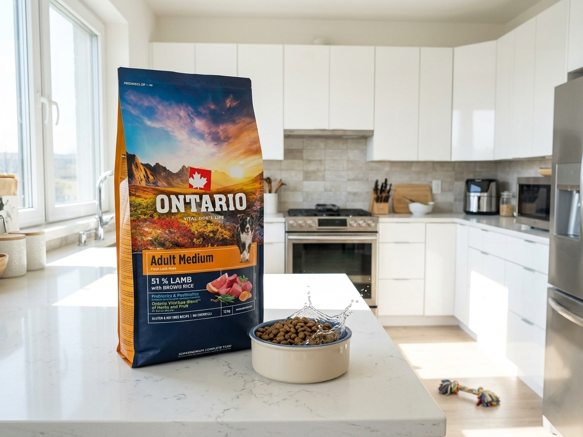Ontario Adult Medium Lamb & Brown Rice pro dospělé psy 12 kg