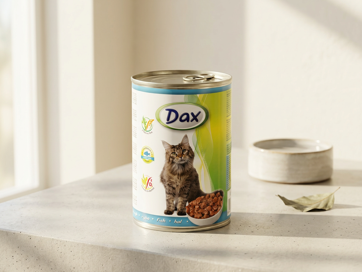 Dax Cat kousky rybí, konzerva 415 g