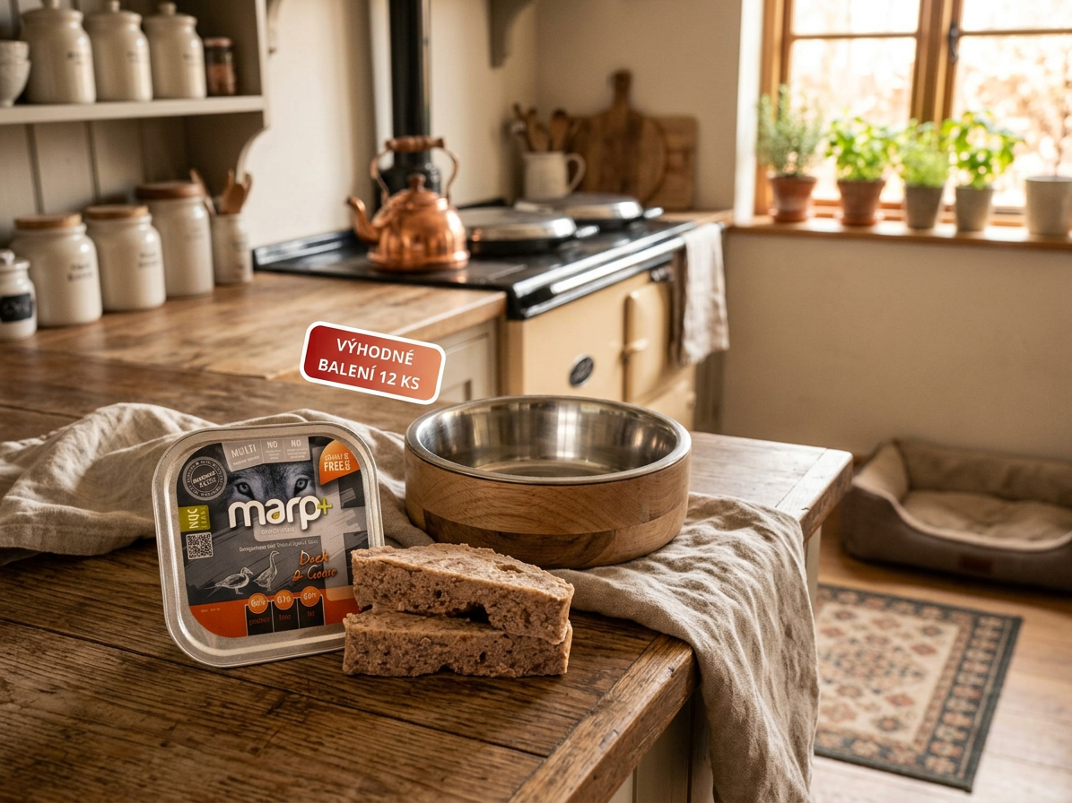 Marp Natural Plus vanička pro psy s kachnou a husou 12x150g