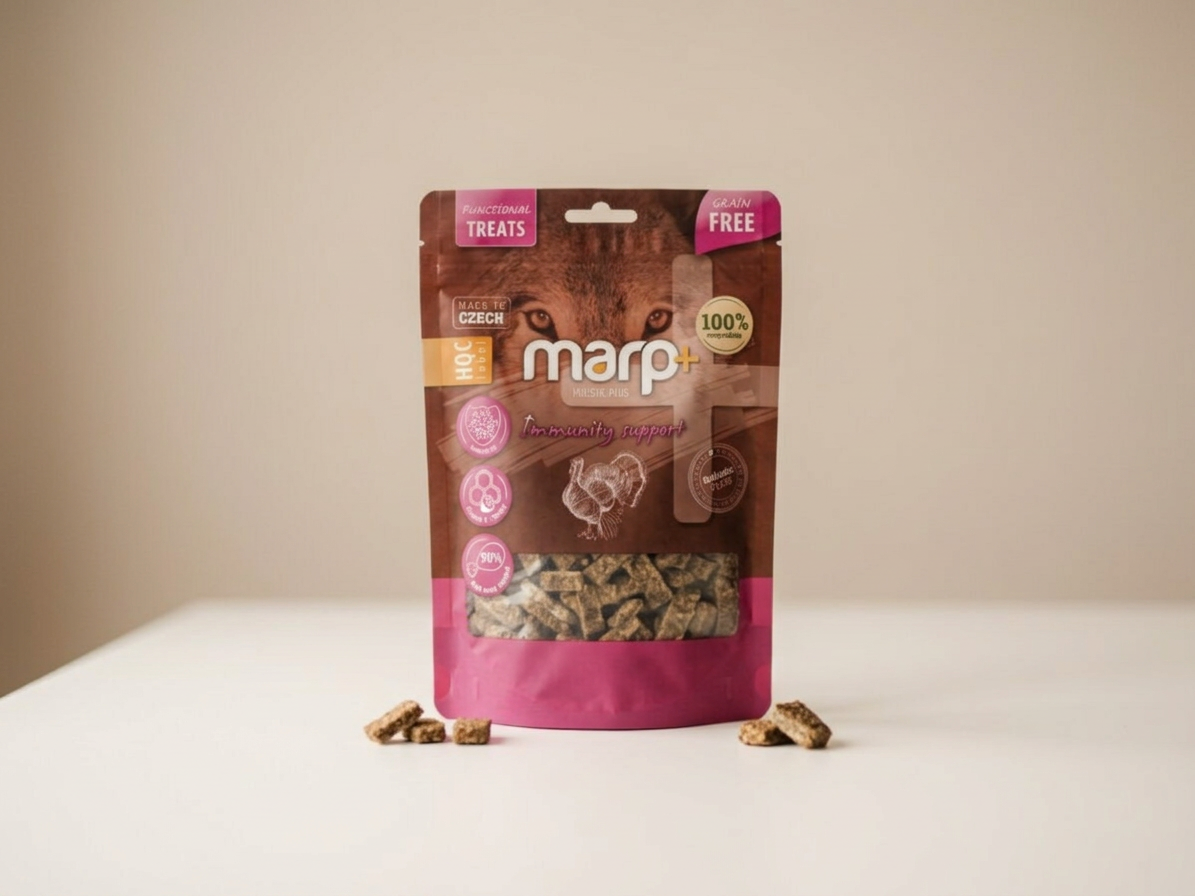 Marp Holistic Plus – funkční pamlsky na podporu imunity pro psy 80g