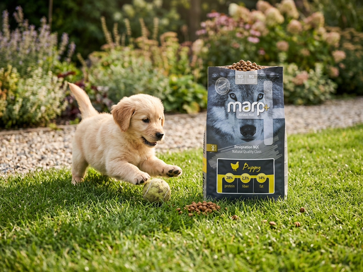 Marp Natural Plus Puppy – kompletní granule pro štěňata 2 kg