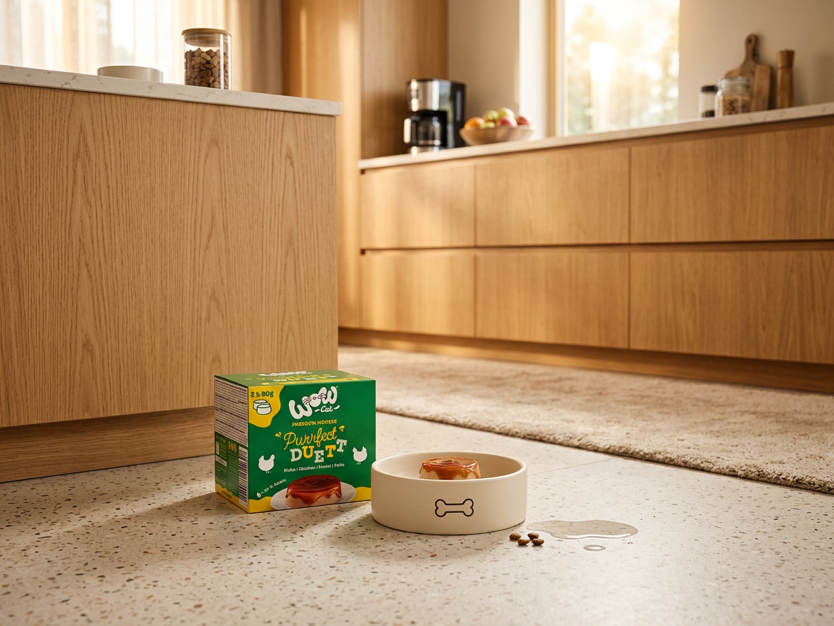 WOW Cat konzerva Purrfect Duett Kuře se šantou 2x80g