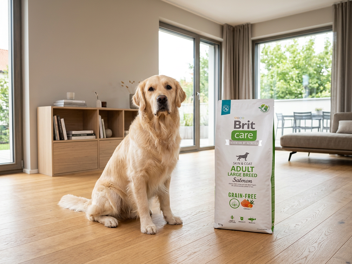 Brit Care Dog Grain-free Adult Large Breed losos a brambory 12 kg