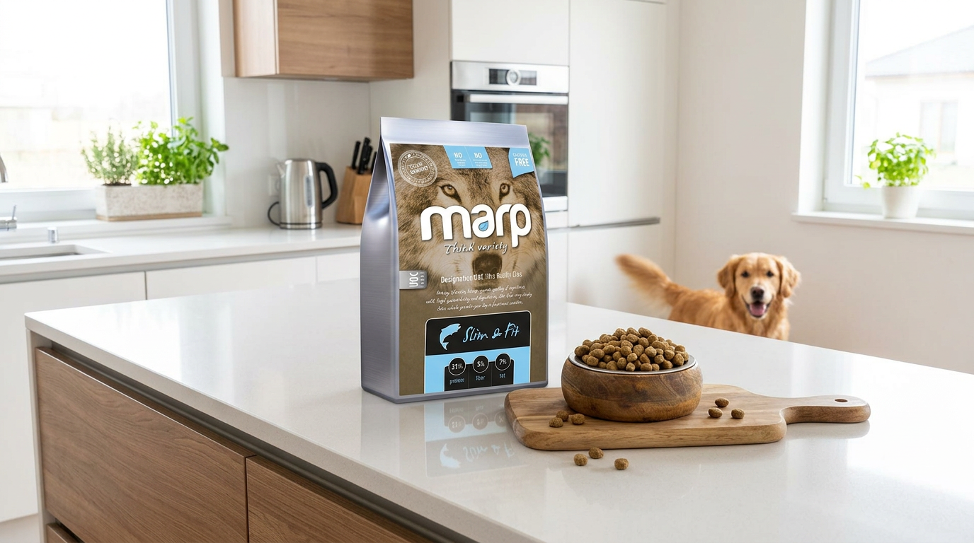 Marp Variety Slim and Fit s bílou rybou – granule 12 kg