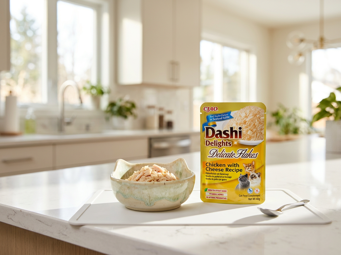 Churu Cat Dashi Delights Deli Flakes Chick&Cheese 40g