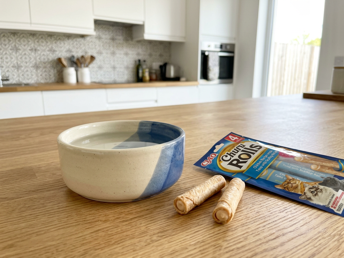 Churu cat Rolls - kuře, tuňák a hřebenatky 40g