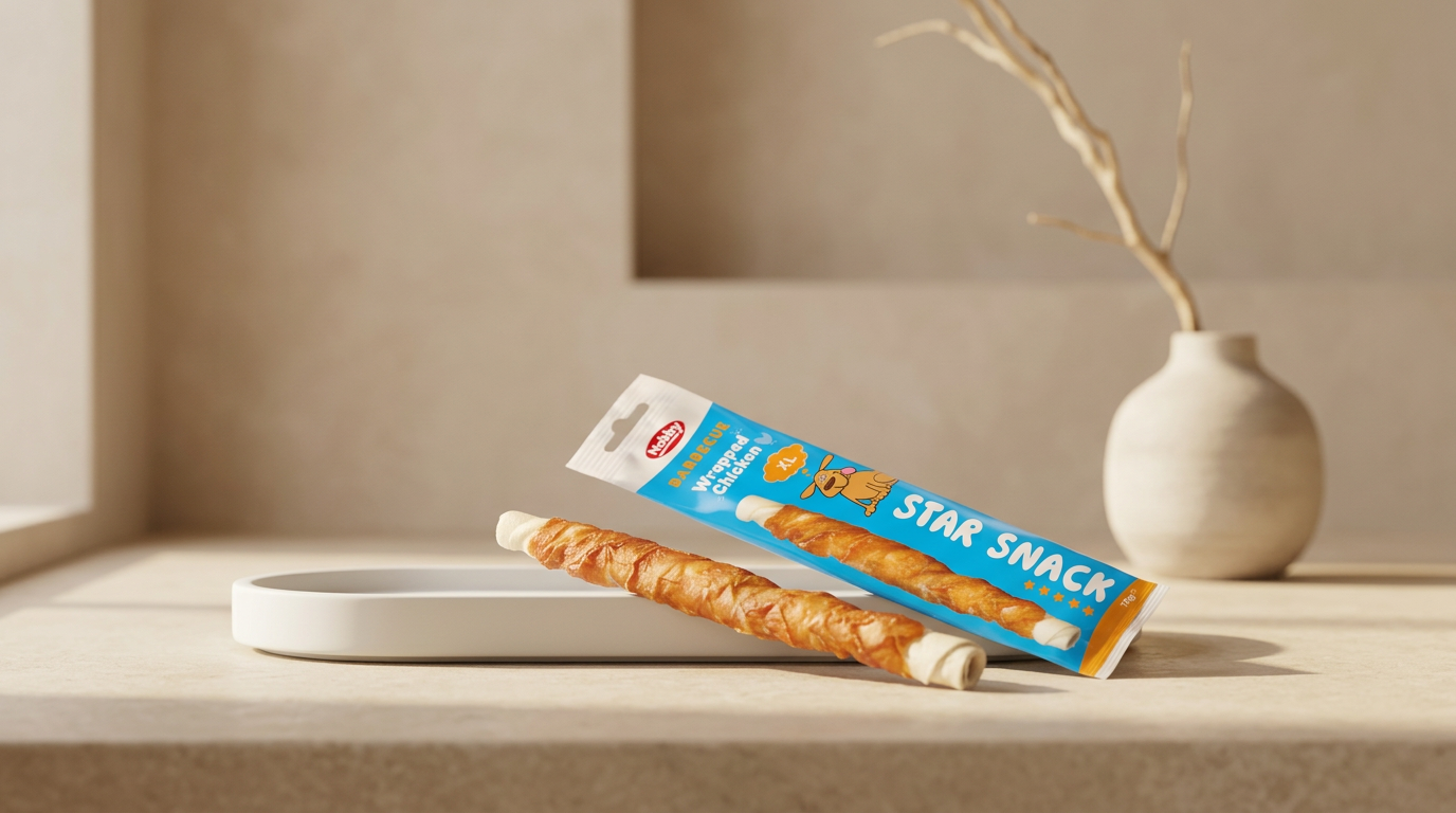 Pamlsek pro psy Nobby StarSnack Barbecue obalené kuřecí XL, cca 70 g
