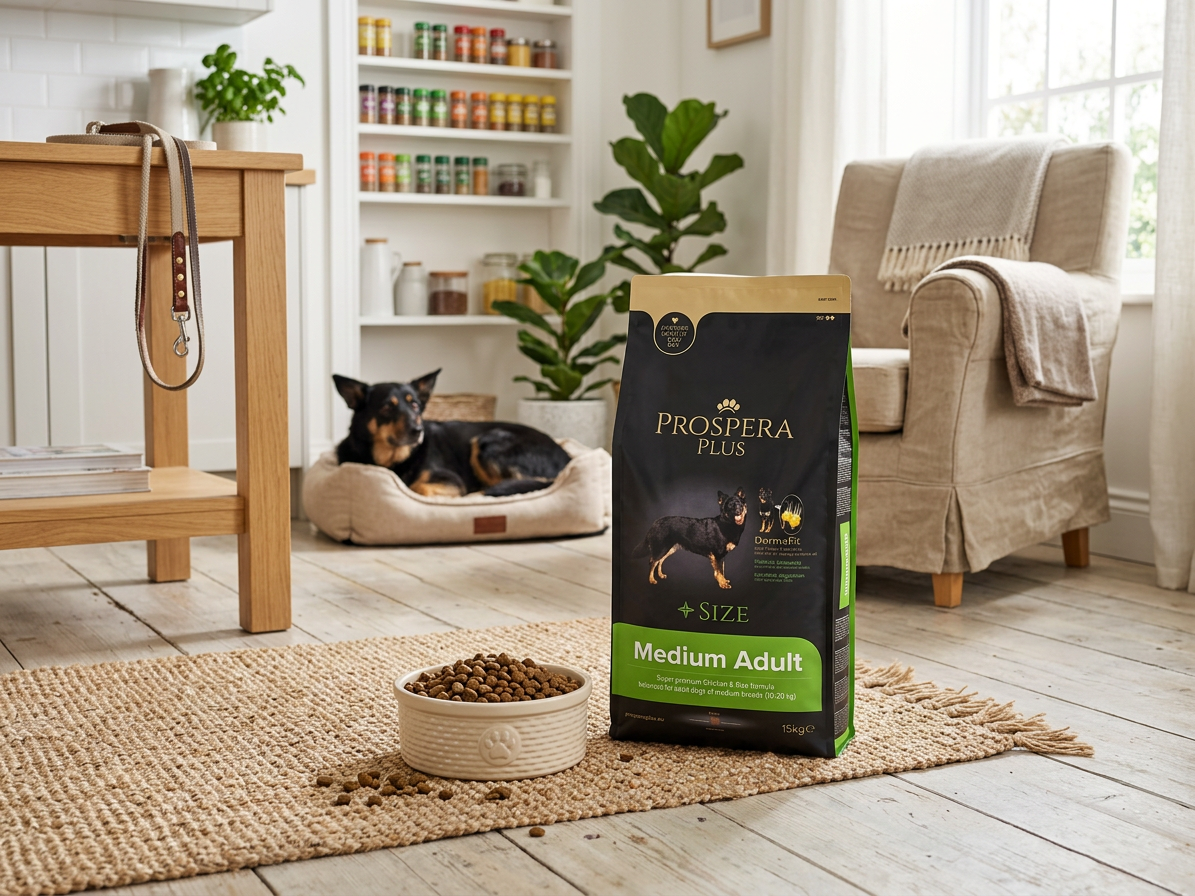 Prospera Plus Medium Adult kuře s rýží pro psy 15 kg