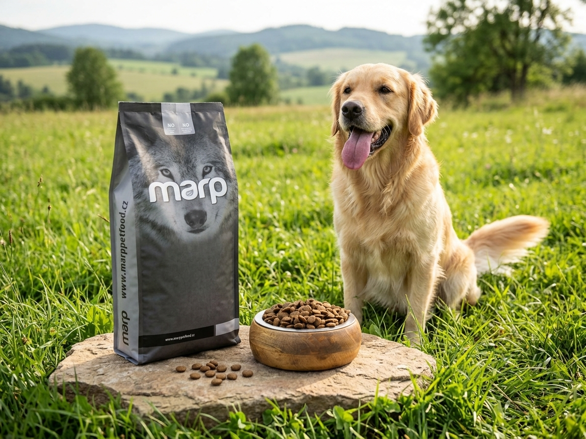 Marp Holistic Red Mix 17 kg – bezobilné granule s hovězím, krůtou a zvěřinou