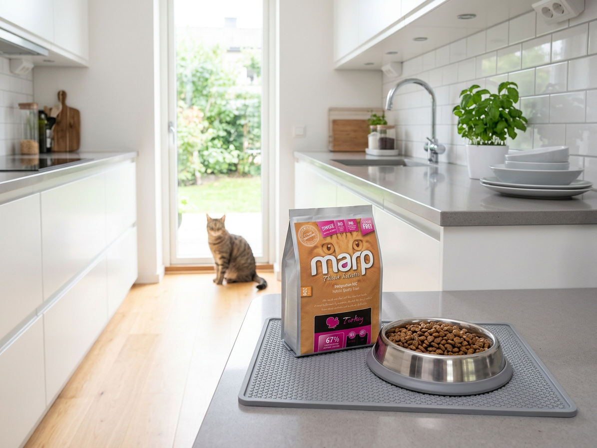 Marp Holistic Turkey CAT – krůtí granule bez obilovin pro kočky 12 kg