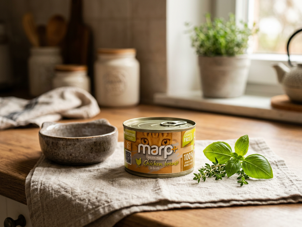 Marp Holistic Plus konzerva pro kočky – Kuřecí prsa ve vývaru 70g