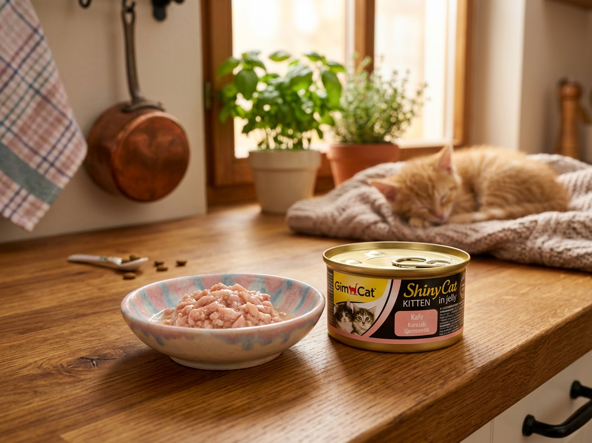 Konzerva ShinyCat kitten kuře 70g